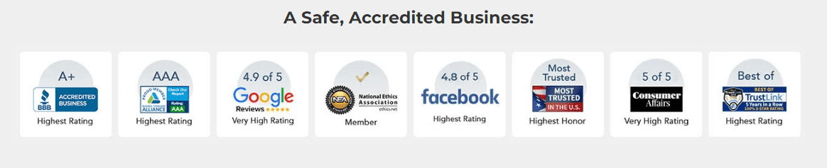 Augusta Reviews on third party sites.